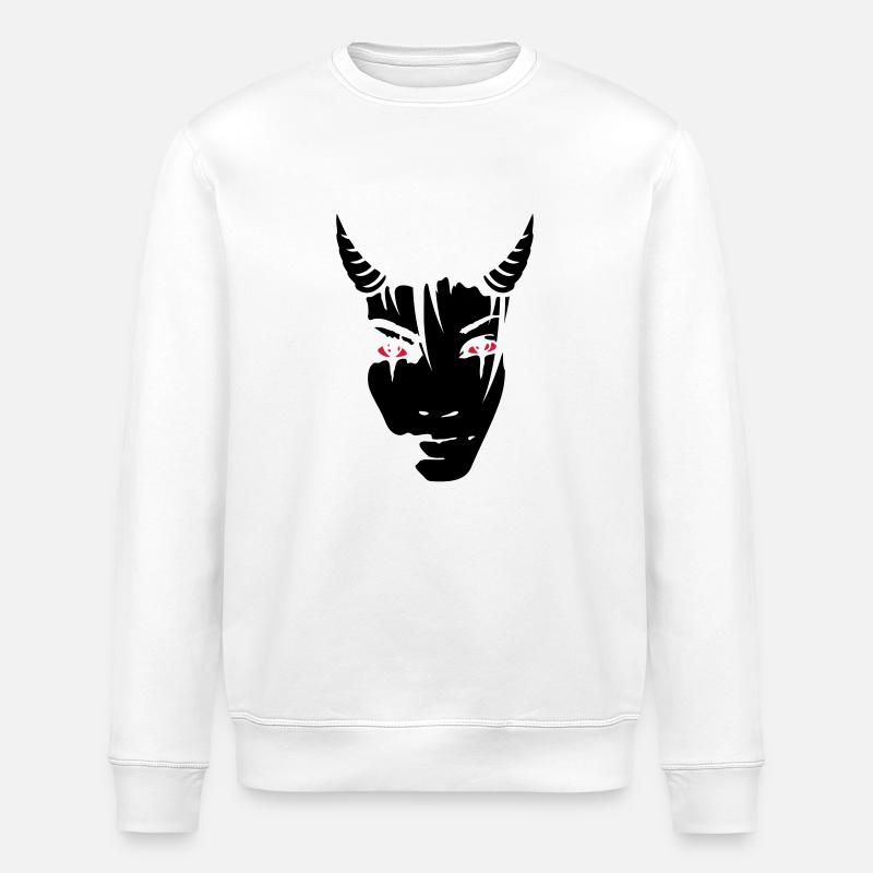 Devil girl - Stanley/Stella Unisex Bio-Sweatshirt ROLLER - Weiß