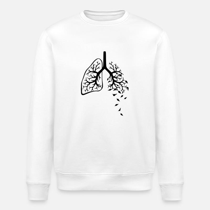 Lung Tree - Stanley/Stella ROLLER Unisex Organic Sweatshirt - white