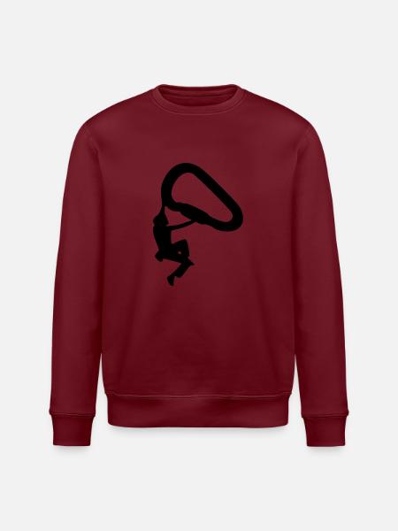 klettern_3_1f_ - Stanley/Stella Unisex Bio-Sweatshirt ROLLER - Weiß