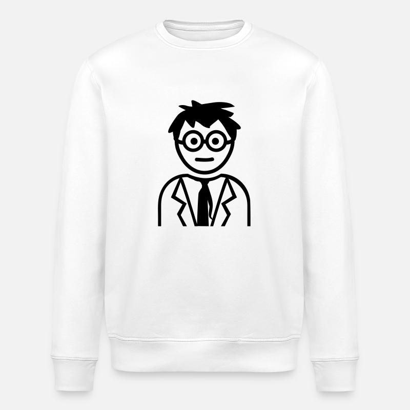 Professor - Stanley/Stella Unisex Bio-Sweatshirt ROLLER - Weiß