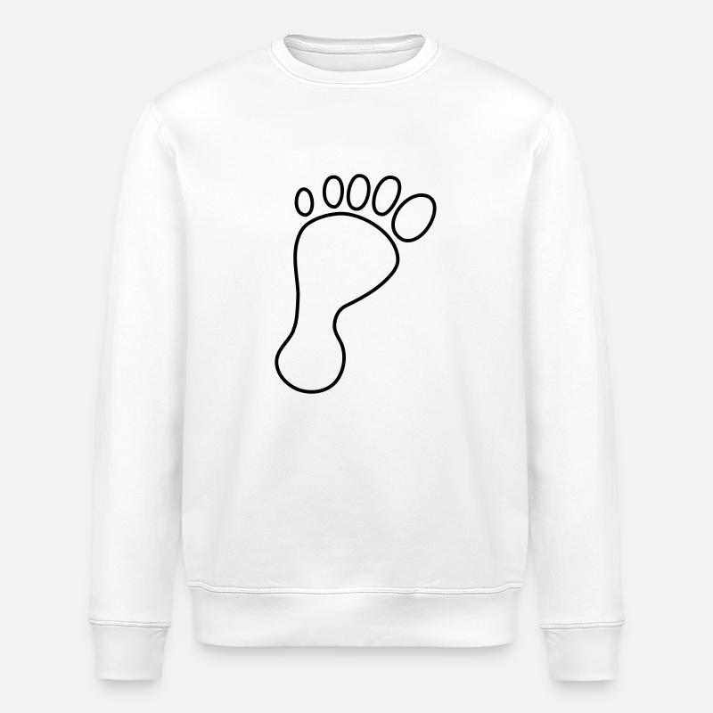 barefoot - Stanley/Stella ROLLER Unisex Organic Sweatshirt - white