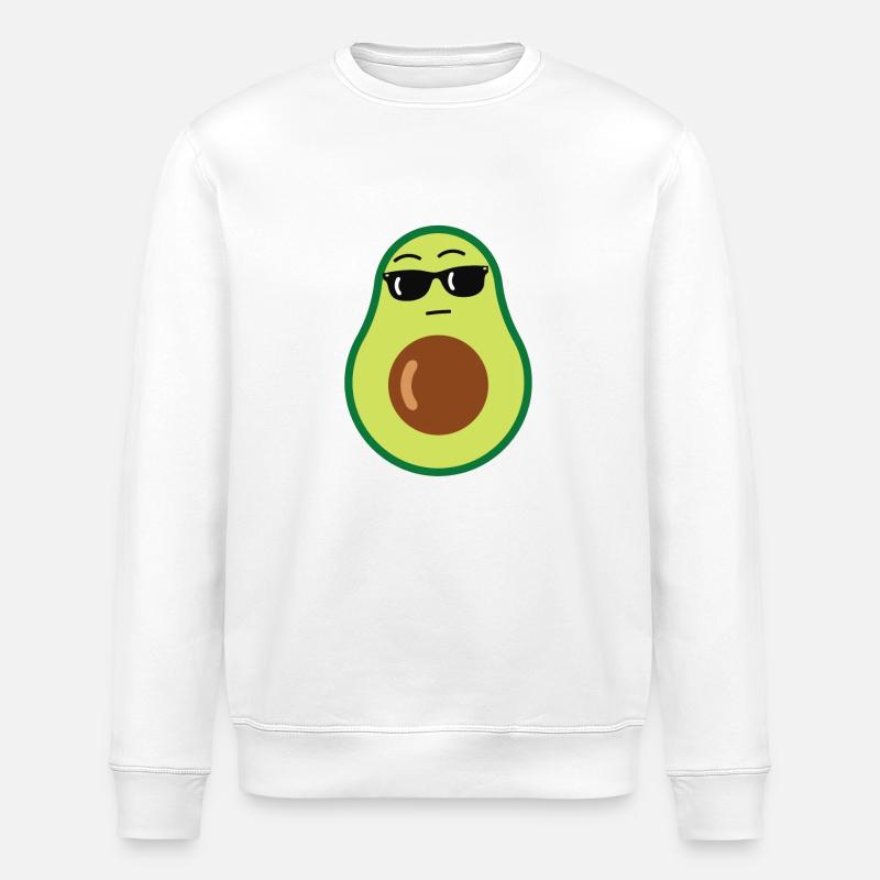 avocado - Stanley/Stella ROLLER Unisex Organic Sweatshirt - white