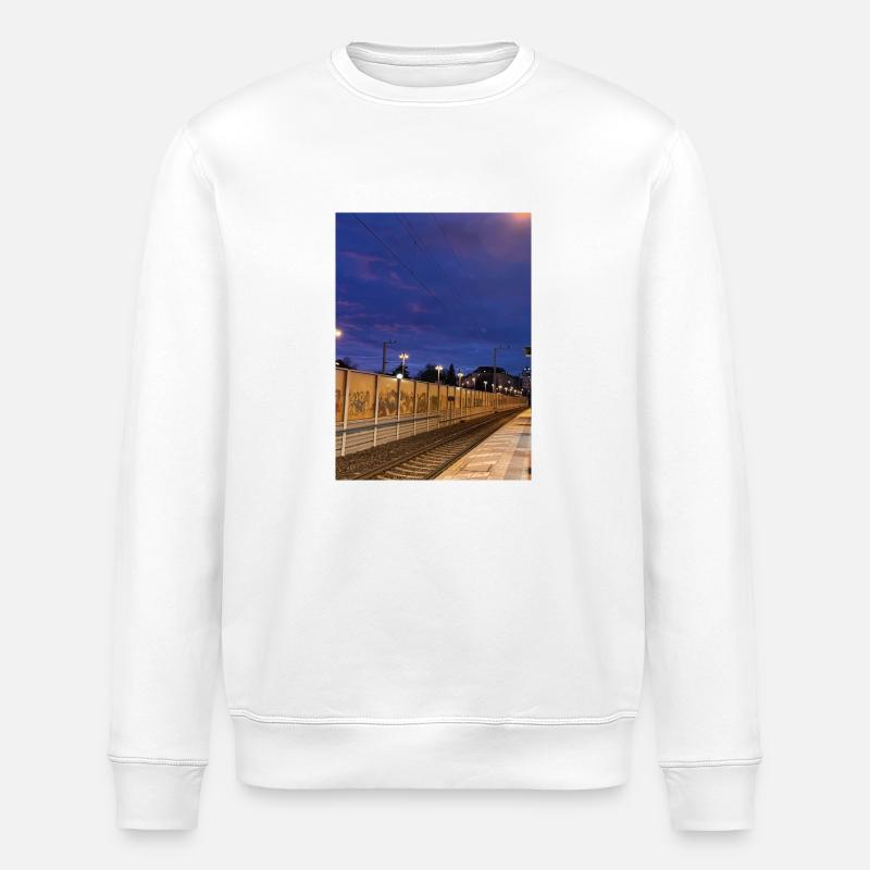 Bahnhof - Stanley/Stella Unisex Bio-Sweatshirt ROLLER - Weiß
