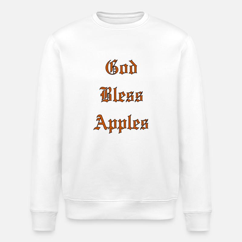 GodBlessApples - Sweat bio ROLLER Stanley/Stella Unisexe - blanc