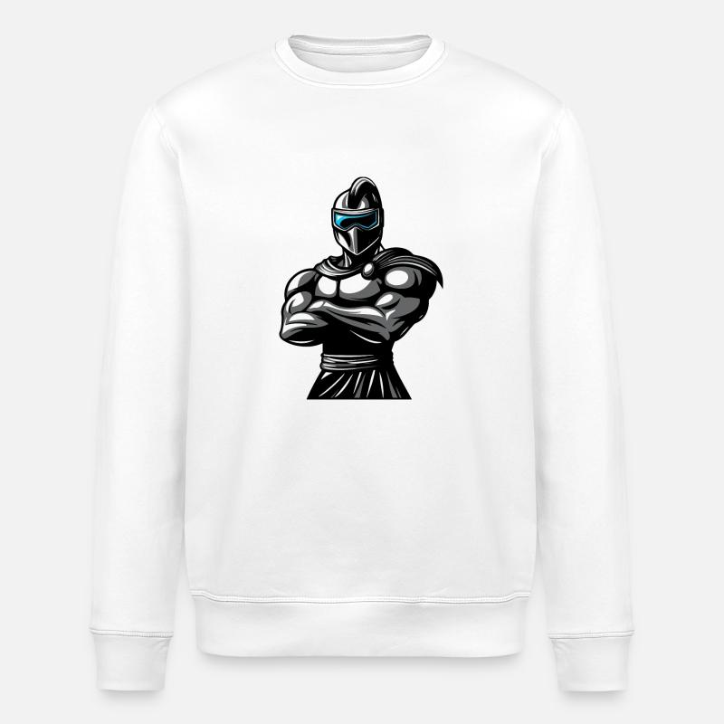 sparta krieger comic - Stanley/Stella Unisex Bio-Sweatshirt ROLLER - Weiß