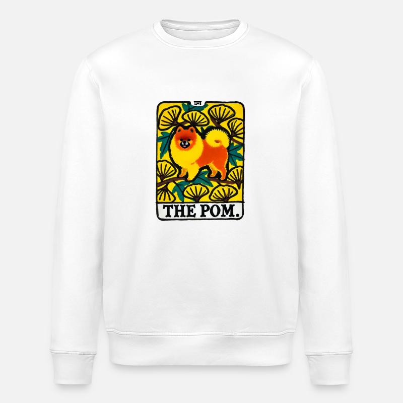 Der Pom - Stanley/Stella Unisex Bio-Sweatshirt ROLLER - Weiß