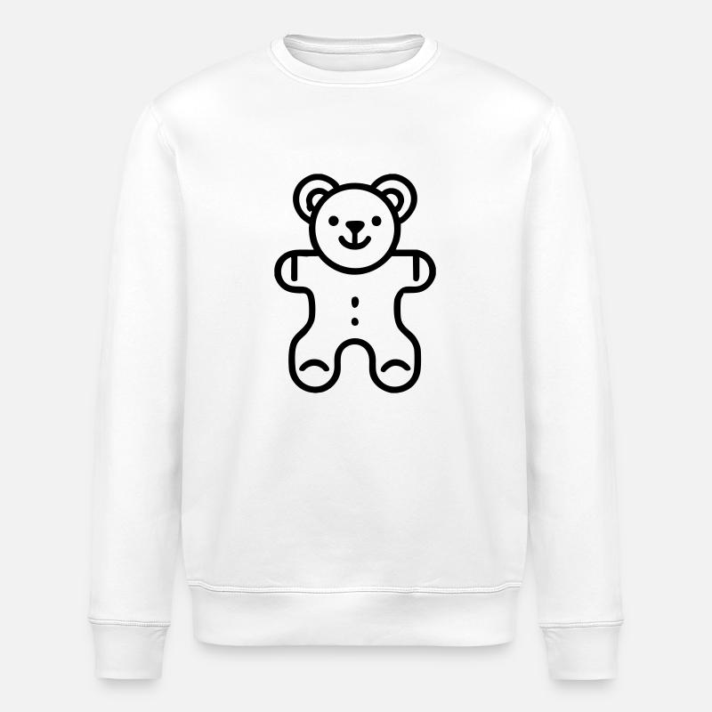 Ours - Sweat bio ROLLER Stanley/Stella Unisexe - blanc