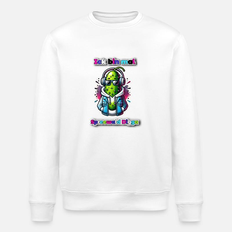Ick bin mal - Stanley/Stella Unisex Bio-Sweatshirt ROLLER - Weiß