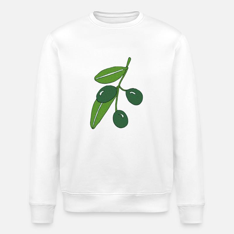 olivenzweig - Stanley/Stella Unisex Bio-Sweatshirt ROLLER - Weiß