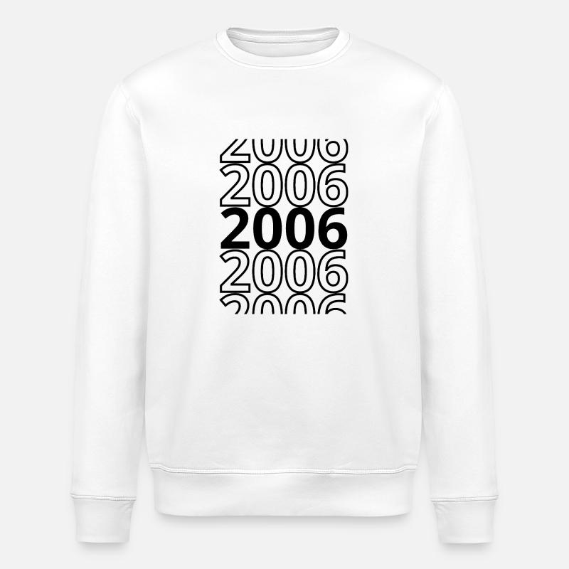 2006 2006 2006 - Stanley/Stella Unisex Bio-Sweatshirt ROLLER - Weiß