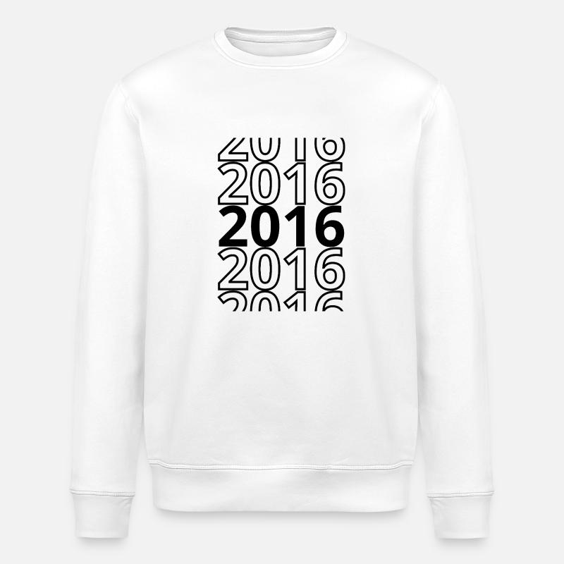 2016 2016 2016 - Stanley/Stella ROLLER Unisex Organic Sweatshirt - white