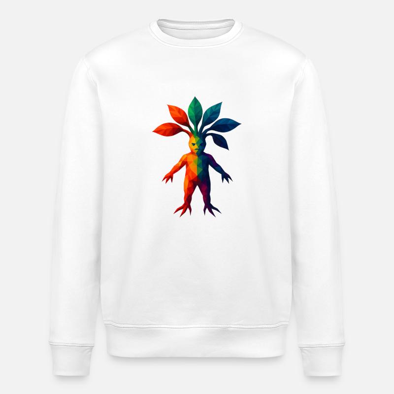 Style WPAP - Mandragore - Sweat bio ROLLER Stanley/Stella Unisexe - blanc