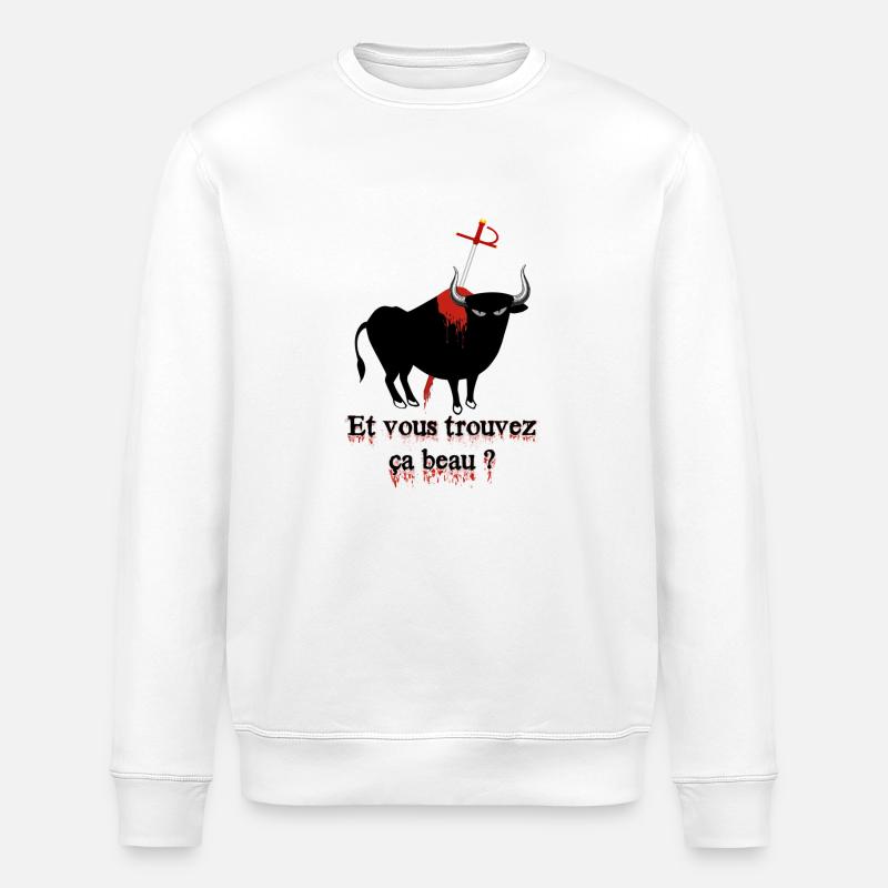 corrida - Stanley/Stella Unisex Bio-Sweatshirt ROLLER - Weiß