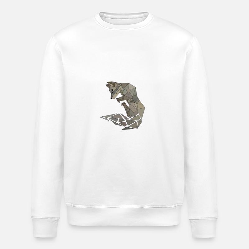 Geo-fox - Stanley/Stella Unisex Bio-Sweatshirt ROLLER - Weiß