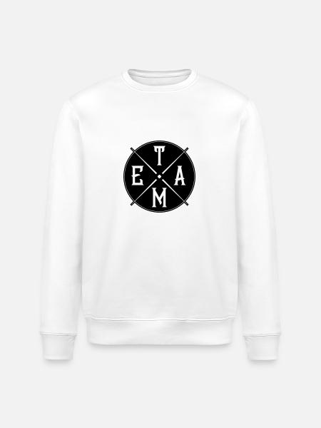 Team Circle - Stanley/Stella ROLLER Unisex Organic Sweatshirt - white