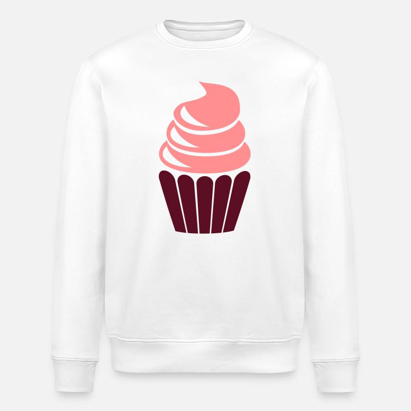 cupcake - Stanley/Stella Unisex Bio-Sweatshirt ROLLER - Weiß