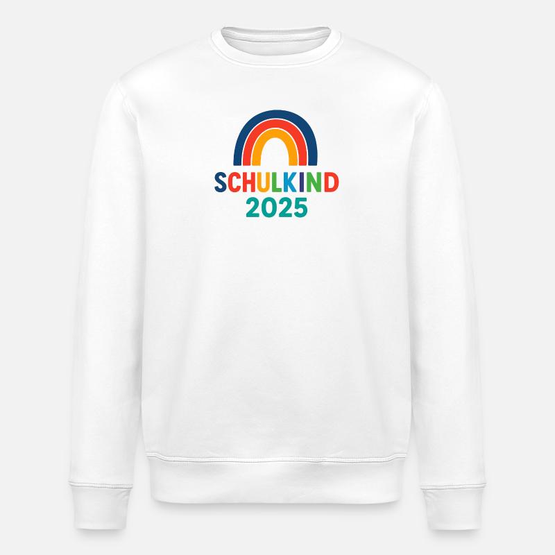Schulkind 2025 - Stanley/Stella Unisex Bio-Sweatshirt ROLLER - Weiß