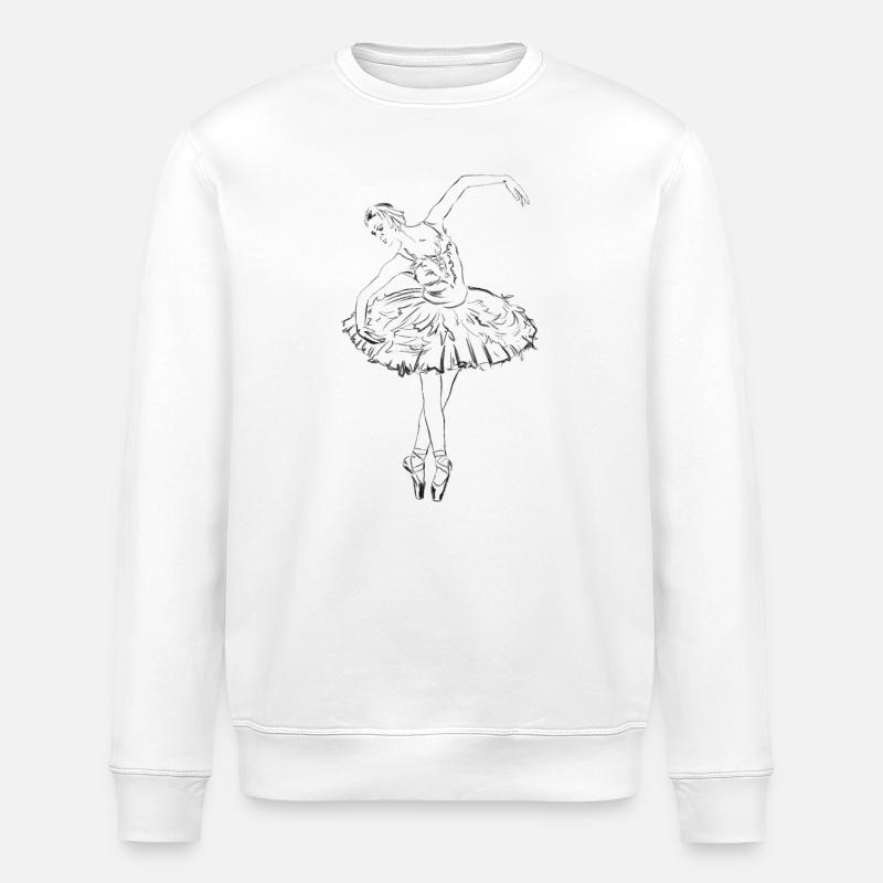 Ballett - Stanley/Stella Unisex Bio-Sweatshirt ROLLER - Weiß