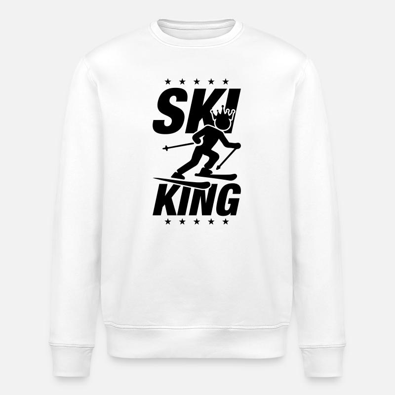Ski King - Sweat bio ROLLER Stanley/Stella Unisexe - blanc