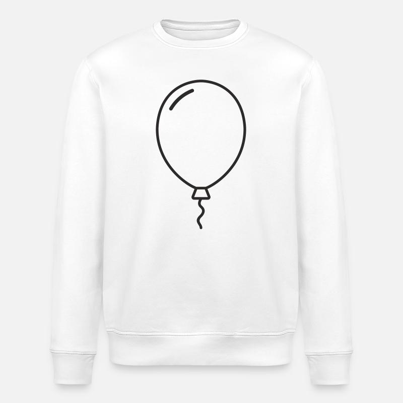 Balloon – Party, Lightness & Good Mood - Stanley/Stella ROLLER Unisex Organic Sweatshirt - white