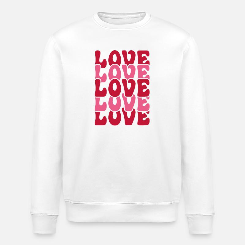 Amour amour amour amour - Sweat bio ROLLER Stanley/Stella Unisexe - blanc