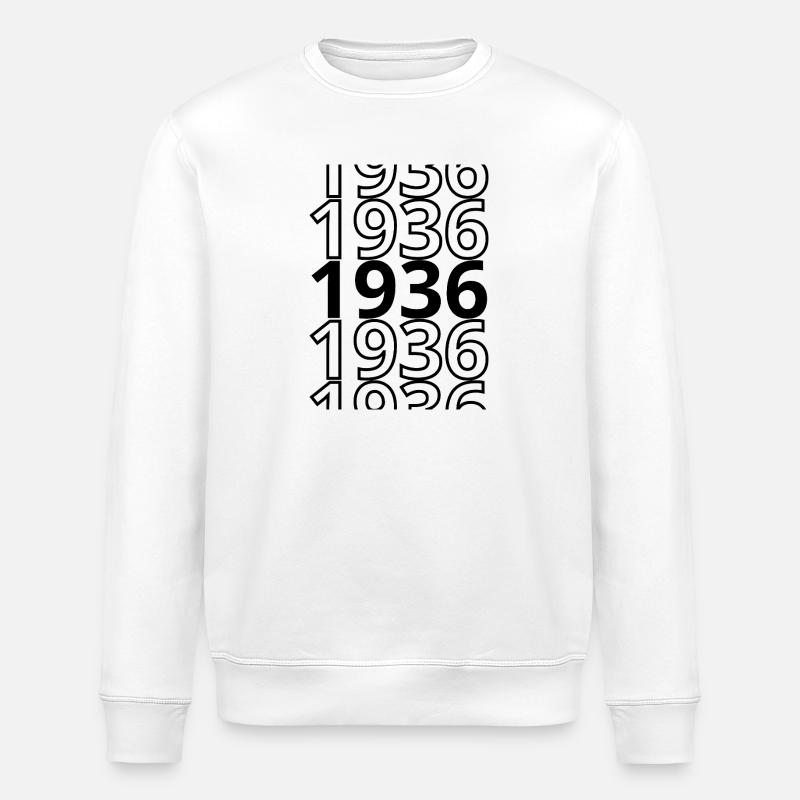 1936 1936 1936 - Stanley/Stella Unisex Bio-Sweatshirt ROLLER - Weiß