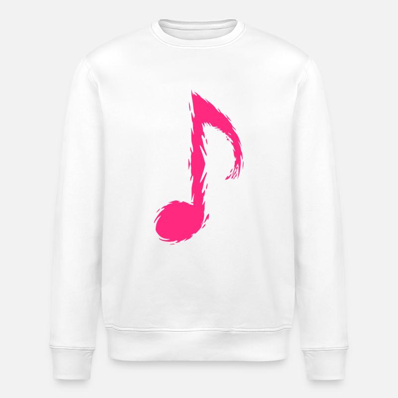 Musique Note de musique - Sweat bio ROLLER Stanley/Stella Unisexe - blanc