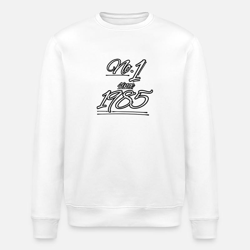 No.1 since 1985 - Stanley/Stella Unisex Bio-Sweatshirt ROLLER - Weiß