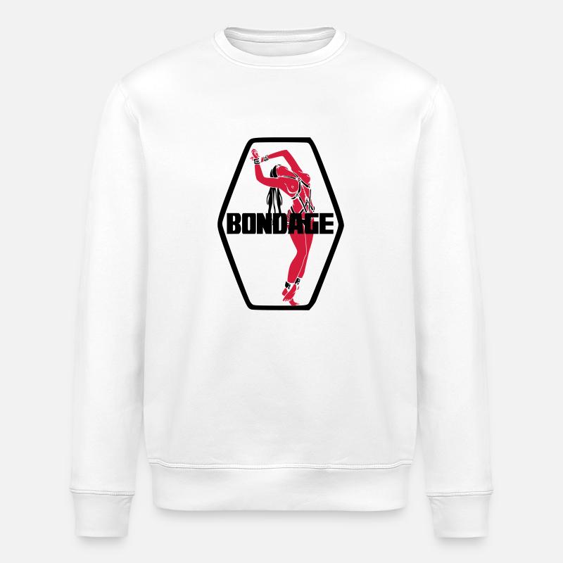 bondage - Stanley/Stella Unisex Bio-Sweatshirt ROLLER - Weiß