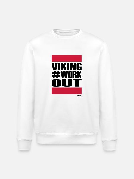 VIKING WORKOUT - Stanley/Stella Unisex Bio-Sweatshirt ROLLER - Weiß
