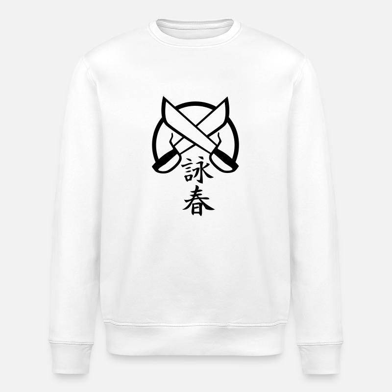 Wing Chun 5 - Stanley/Stella Unisex Bio-Sweatshirt ROLLER - Weiß