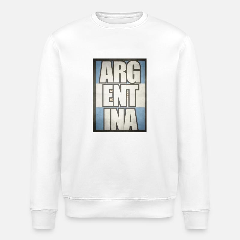 Argentina - Stanley/Stella Unisex Bio-Sweatshirt ROLLER - Weiß