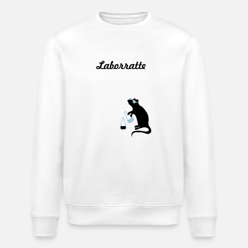 laborratte - Stanley/Stella Unisex Bio-Sweatshirt ROLLER - Weiß