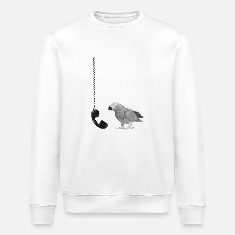 Telefon - Stanley/Stella Unisex Bio-Sweatshirt ROLLER - Weiß