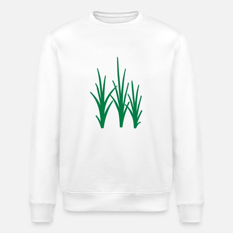 Gras - Stanley/Stella Unisex Bio-Sweatshirt ROLLER - Weiß
