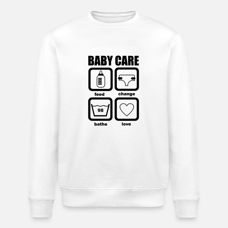 bébé - Sweat bio ROLLER Stanley/Stella Unisexe - blanc