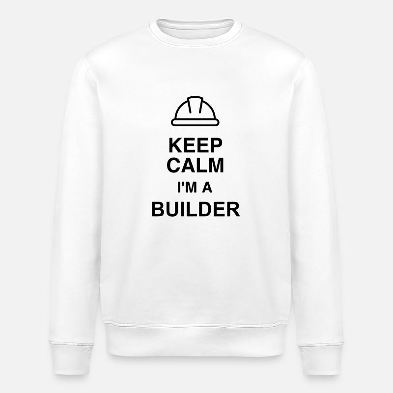 manoeuvre / chantier / bâtiment / ouvrier - Sweat bio ROLLER Stanley/Stella Unisexe - blanc