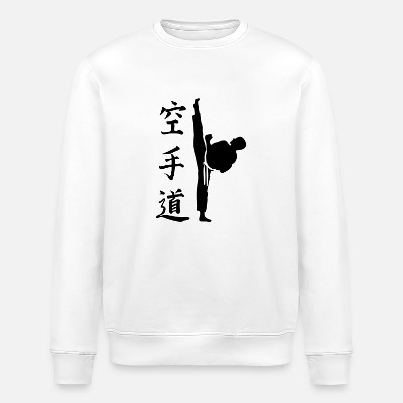 karate - Stanley/Stella ROLLER Unisex Organic Sweatshirt - white