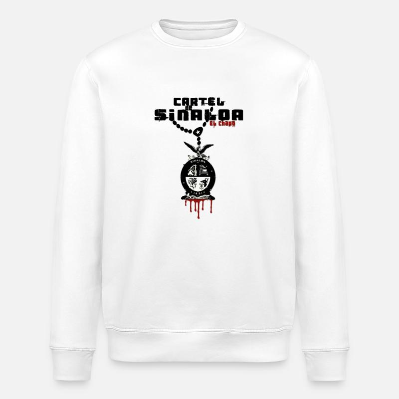 Sinaloa Kartell Mexico - Stanley/Stella Unisex Bio-Sweatshirt ROLLER - Weiß