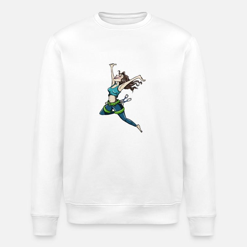 Successful Climb - Stanley/Stella Unisex Bio-Sweatshirt ROLLER - Weiß