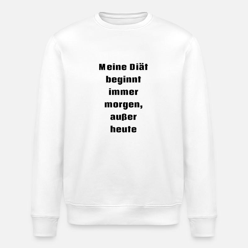 Selbstironische Sprüche - Stanley/Stella Unisex Bio-Sweatshirt ROLLER - Weiß