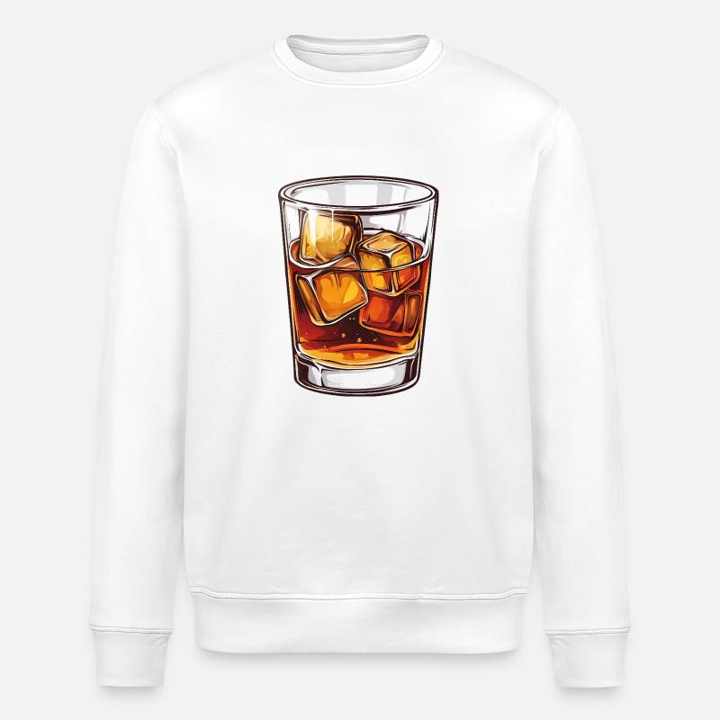 Bourbon Whiskey - Stanley/Stella Unisex Bio-Sweatshirt ROLLER - Weiß