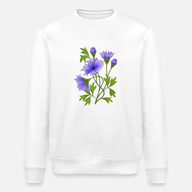 Fleur - Sweat bio ROLLER Stanley/Stella Unisexe - blanc