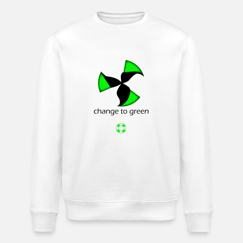 passer au vert - Sweat bio ROLLER Stanley/Stella Unisexe - blanc