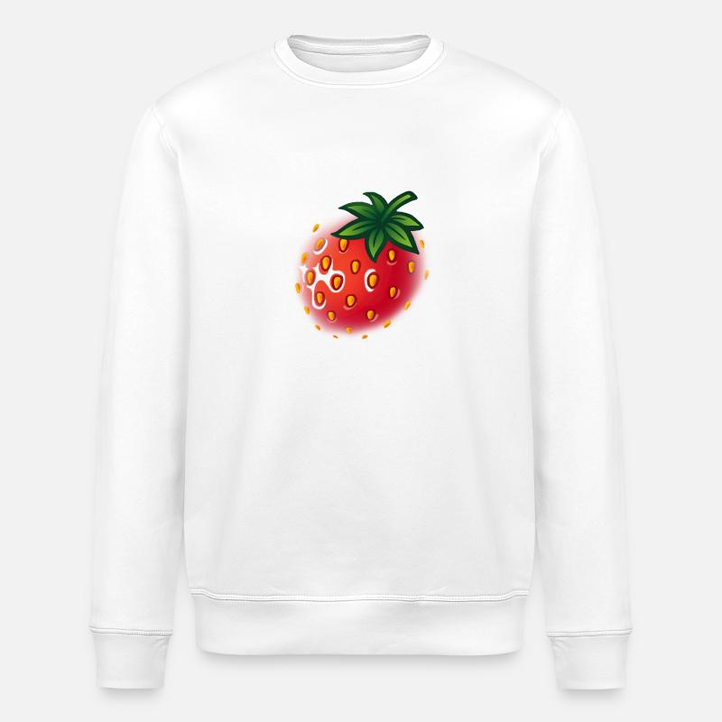 fraise - fraise - Sweat bio ROLLER Stanley/Stella Unisexe - blanc