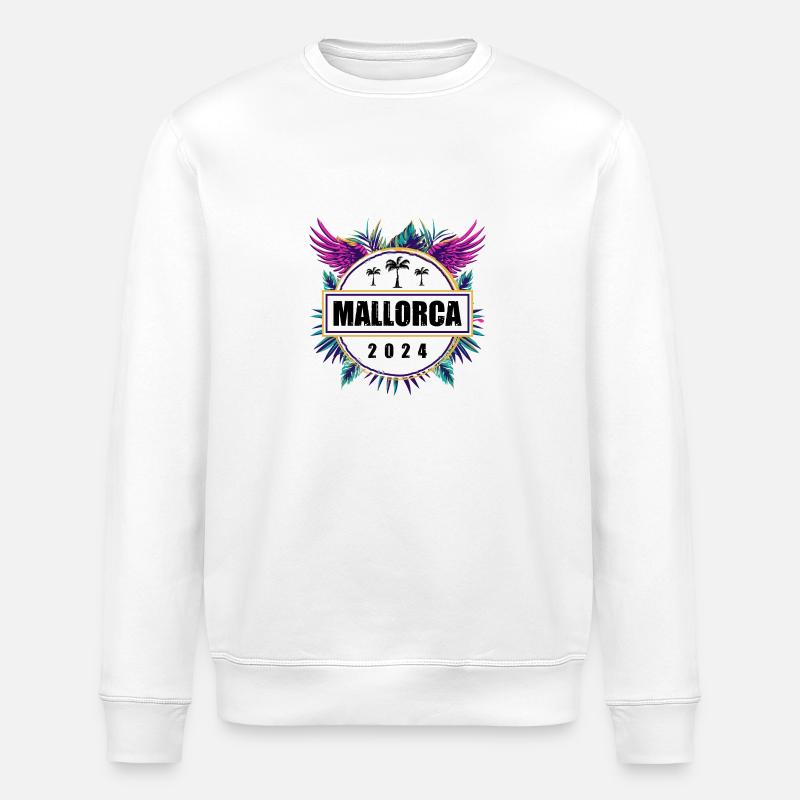 Mallorca 2024 Team - Stanley/Stella Unisex Bio-Sweatshirt ROLLER - Weiß