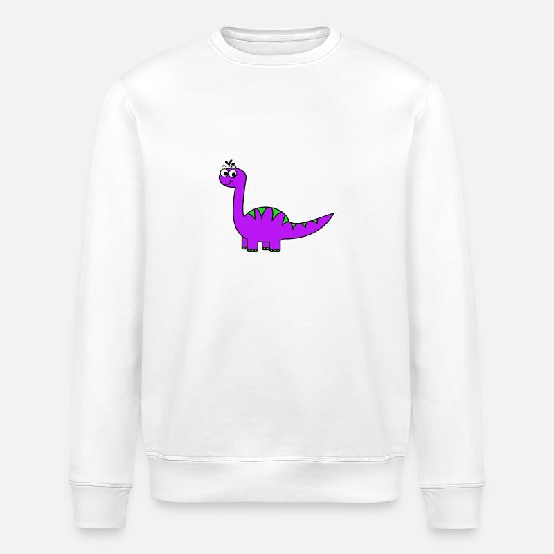 Dinosaure - Sweat bio ROLLER Stanley/Stella Unisexe - blanc