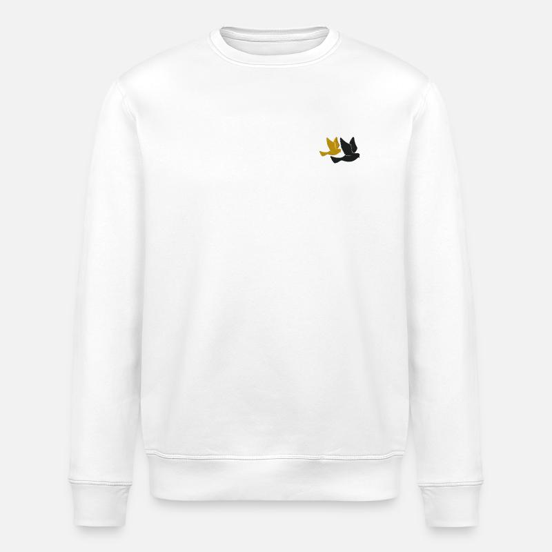 Oiseau - Sweat bio ROLLER Stanley/Stella Unisexe - blanc