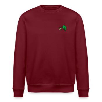 Janosch Frosch & Tigerente Kuss Stick - Stanley/Stella Unisex Bio-Sweatshirt ROLLER - Weiß - Vorne - Nik (191cm)