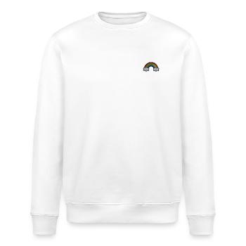 Arc-en-ciel - Sweat bio ROLLER Stanley/Stella Unisexe - blanc - Devant - Nik (191cm)